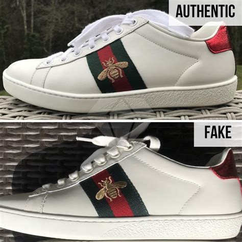 fake vs real gucci ace sneakers|gucci knockoff sneakers.